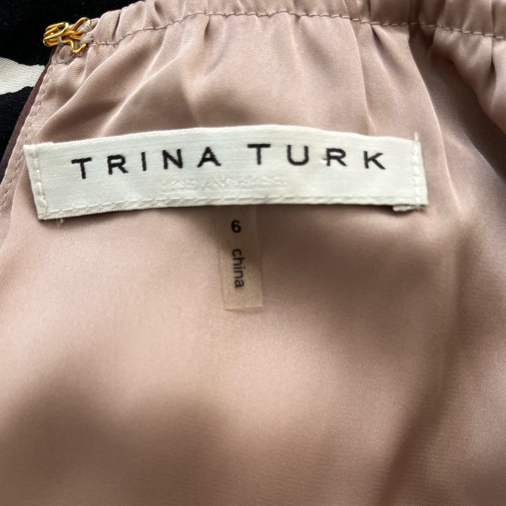 Trina Turk Pink Floral Dress Size 6 - Picture 5 of 8